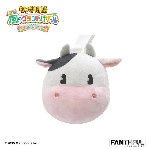 『牧場物語 Let's!風のグランドバザール』003_FANTHFUL FP003BKMN2026 プラッシュバッグ(ウシ)