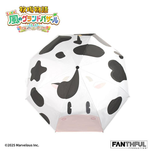 『牧場物語 Let's!風のグランドバザール』004_FANTHFUL FP004BKMN2026 折りたたみ傘