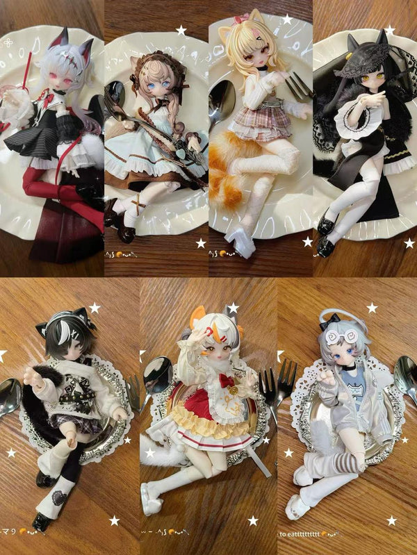『にゃんキューブシリーズ』inedible doll トレーディングドール【BOX】