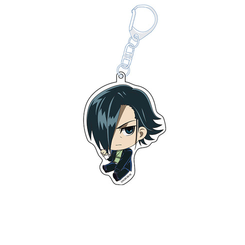 "Night of the Living Cat" Flat Girl Acrylic Keychain - Masaki
