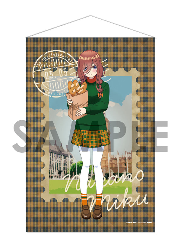 『五等分の花嫁∽』タペストリー ~British Style~ 中野三玖