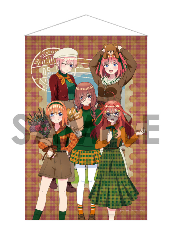 『五等分の花嫁∽』タペストリー ~British Style~ 集合