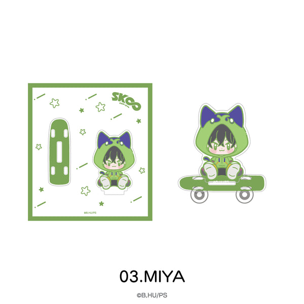 『オリジナルSK∞ エスケーエイト』スケボーアクリルスタンド 03.MIYA