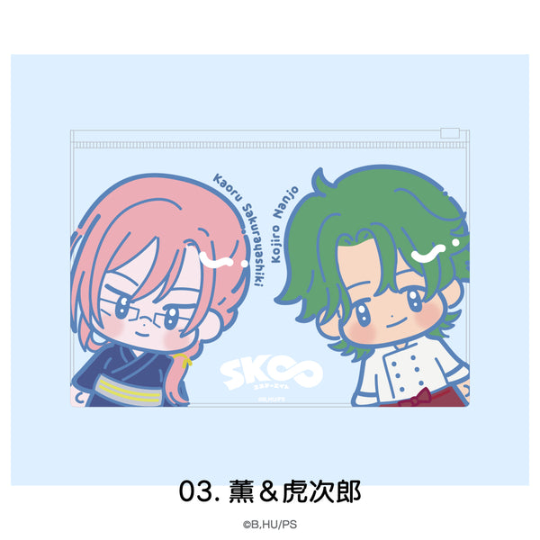 『オリジナルSK∞ エスケーエイト』クリアポーチ 03.薫&虎次郎