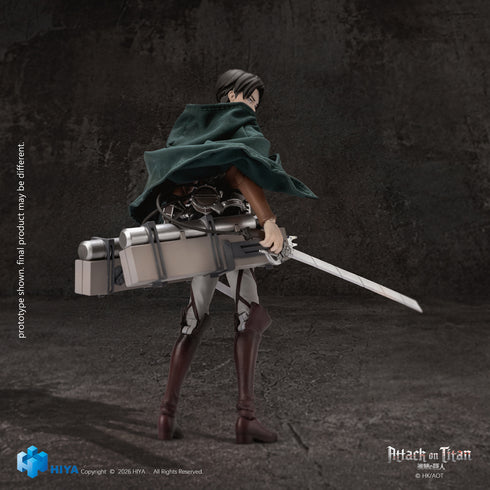 『進撃の巨人』HIYA Exquisite Basicシリーズ リヴァイ・アッカーマン 1/12スケール アクションフィギュア