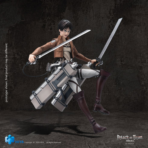 『進撃の巨人』HIYA Exquisite Basicシリーズ エレン・イェーガー 1/12スケール アクションフィギュア