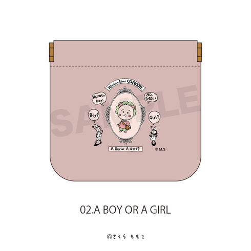 『COJI-COJI 30th Anniversary Arts』イージーオープンスリムポーチ COJI-COJI 30th Anniversary Arts 02.A BOY OR A GIRL