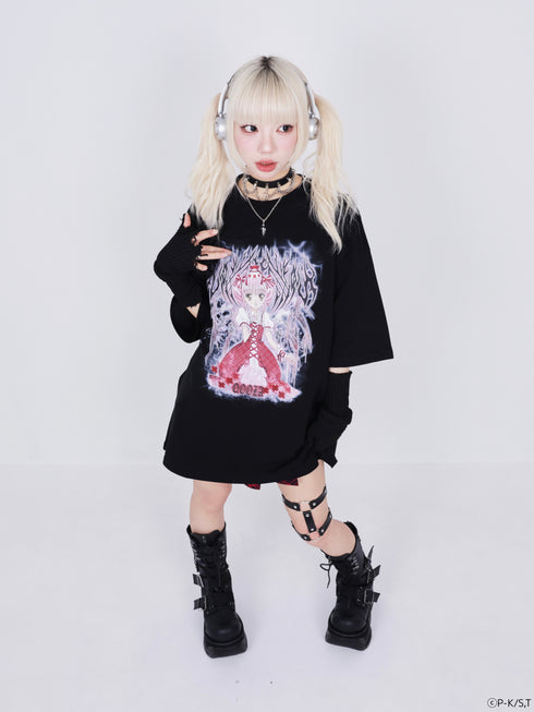 『しゅごキャラ!』QOOZA × しゅごキャラ! / ビックシルエット TEE