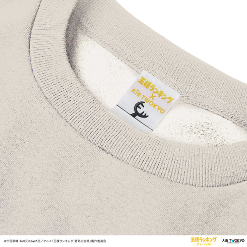 『王様ランキング 勇気の宝箱』ヨーロッパカレッジ風スウェット1(ボッジとカゲ)