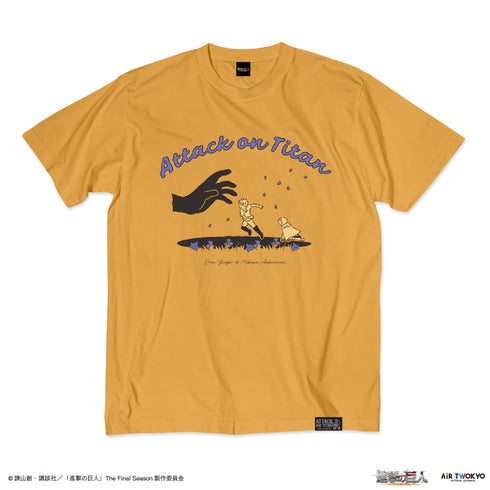『進撃の巨人』TVアニメ シーンイラストTシャツ 6(そんなもん 何度でも巻いてやる)