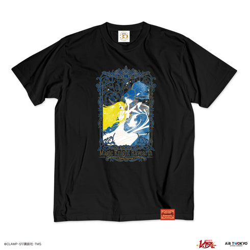 『魔法騎士レイアース』第1弾 デコラティブTシャツ(エメロード&ザガート)ブラック