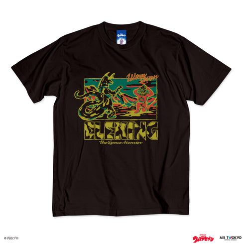 『ウルトラマンシリーズ』第2弾 アメコミイラストTシャツ 3(ウルトラセブン&エレキング)ブラック