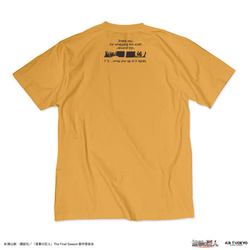 『進撃の巨人』TVアニメ シーンイラストTシャツ 6(そんなもん 何度でも巻いてやる)