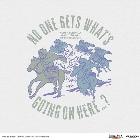 『進撃の巨人』TVアニメ 第11弾 シーンイラストTシャツ 6(誰もこの状況を理解できていないのか?)