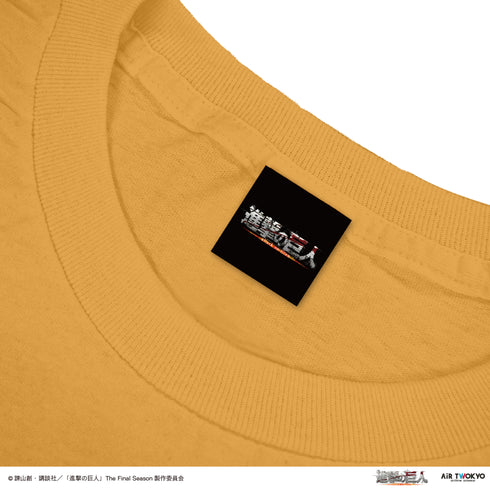 『進撃の巨人』TVアニメ シーンイラストTシャツ 6(そんなもん 何度でも巻いてやる)