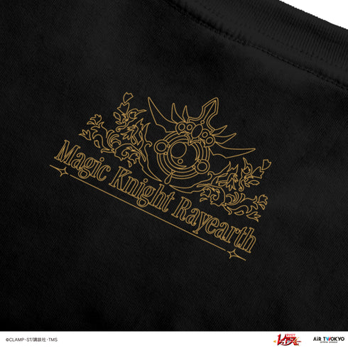 『魔法騎士レイアース』第1弾 デコラティブTシャツ(エメロード&ザガート)ブラック