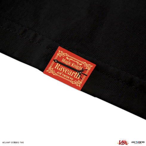 『魔法騎士レイアース』第2弾 デコラティブTシャツ 3(鳳凰寺風&フェリオ)ブラック