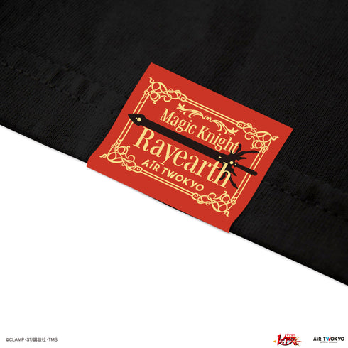 『魔法騎士レイアース』第1弾 デコラティブTシャツ(エメロード&ザガート)ブラック