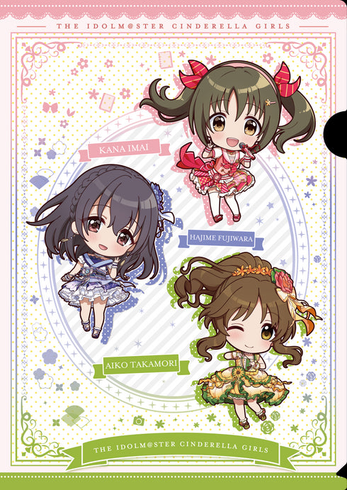 『アイドルマスター シンデレラガールズ』ぷちちょこ クリアファイル ビビッドカラーエイジ Ver.