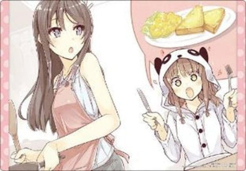 『電撃文庫』ブシロード ラバーマットコレクション V2 Vol.1109『青春ブタ野郎』シリーズ『桜島麻衣&梓川かえで』