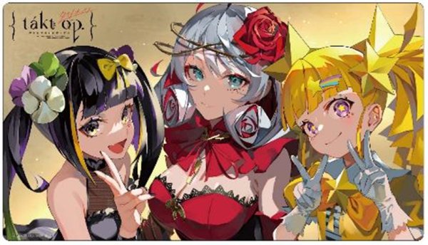 『takt op. 運命は真紅き旋律の街を 』ラバーデスクマットコレクション 幻想即興曲&運命&きらきら星変奏曲