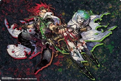 『電撃文庫』ブシロード ラバーマットコレクション V2 Vol.1248 錆喰いビスコ『赤星ビスコ&猫柳ミロ』