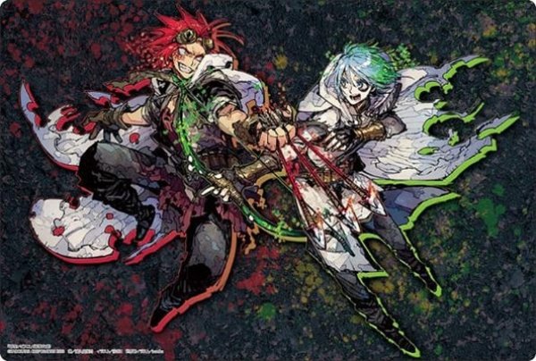 『電撃文庫』ブシロード ラバーマットコレクション V2 Vol.1248 錆喰いビスコ『赤星ビスコ&猫柳ミロ』