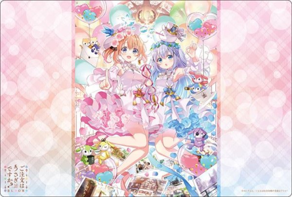 『ご注文はうさぎですか? BLOOM』ブシロード ラバーマットコレクション V2 Vol.1576『ココア&チノ』10周年ver.