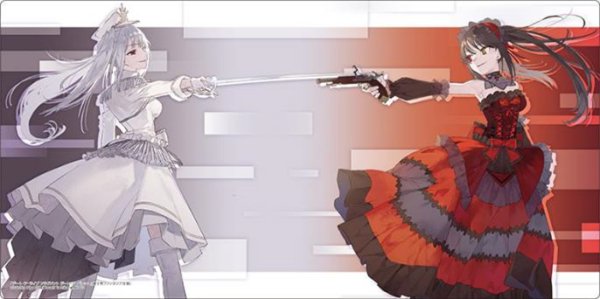 『富士見ファンタジア文庫』ブシロード ラバーマットコレクション V2 Vol.1655 デート・ア・ライブ フラグメント デート・ア・バレット『時崎狂三&白の女王』