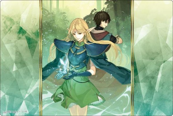 『角川スニーカー文庫』ブシロード ラバーマットコレクション V2 Vol.1728「ロードス島戦記」シリーズ『ライル&ディードリット』