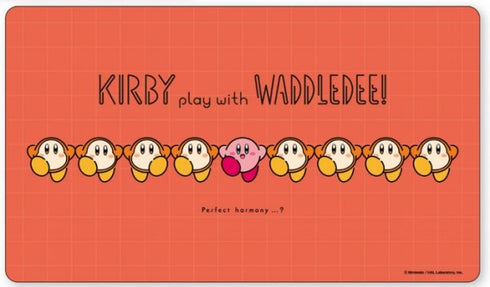 『星のカービィ』カービィ play with ワドルディ キャラクターラバーマット いきぴったり? (ENR-088)
