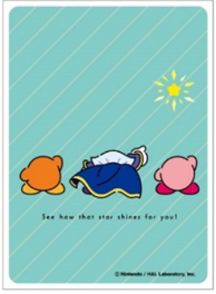 『星のカービィ』キャラクタースリーブ カービィ play with ワドルディ キャラクタースリーブ いちばんぼし(EN-1500)(65枚入り)