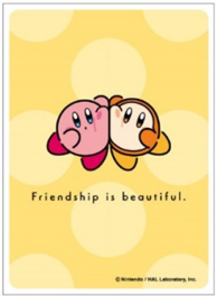 『星のカービィ』キャラクタースリーブ カービィ play with ワドルディ キャラクタースリーブ なかよし(EN-1497)(65枚入り)