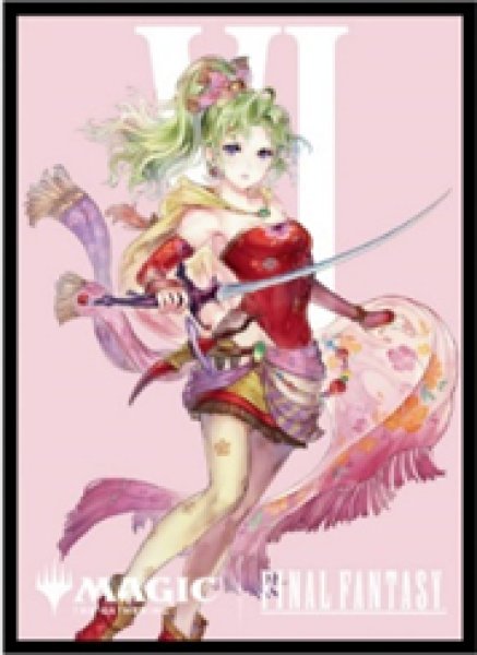 『マジック:ザ・ギャザリング――FINAL FANTASY』 プレイヤーズカードスリーブ MFS-09 「キャラクター」ボーダーレス版 《魔導の力を持つ少女、ティナ》(80枚入り)