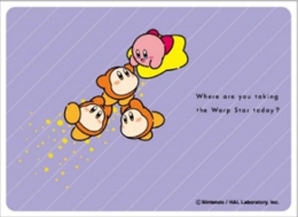 『星のカービィ』キャラクタースリーブ カービィ play with ワドルディ キャラクタースリーブ ワープスターにのって(4にん) (EN-1501)(65枚入り)