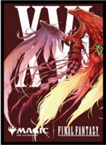 『マジック:ザ・ギャザリング――FINAL FANTASY』 プレイヤーズカードスリーブ MFS-17 「キャラクター」ボーダーレス版 《火の召喚獣、フェニックス》(80枚入り)