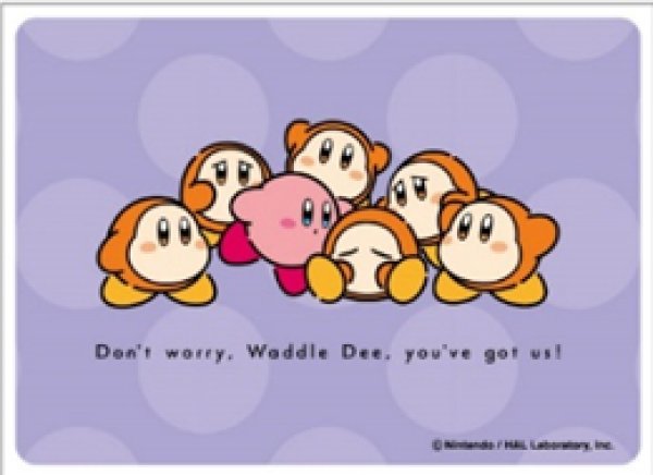 『星のカービィ』キャラクタースリーブ カービィ play with ワドルディ キャラクタースリーブ だいじょうぶだよ!(EN-1503)(65枚入り)