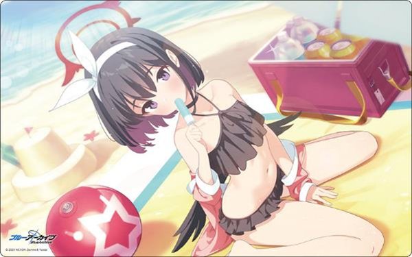 『ブルーアーカイブ』ブシロード ラバーマットコレクション V2 Vol.1761『マシロ(水着)』メモリアルロビーイラストver.