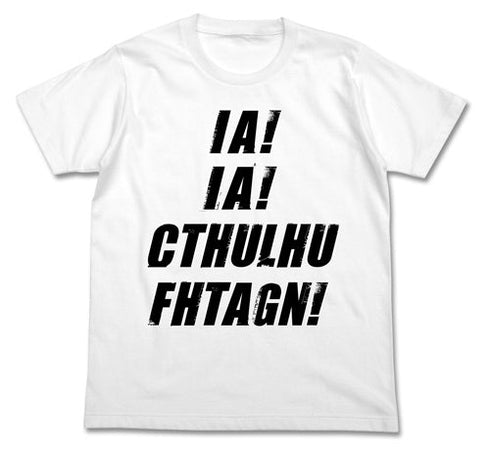 『ミスカトニック大学購買部』いあ!くとぅるふTシャツ / WHITE【202406再販】