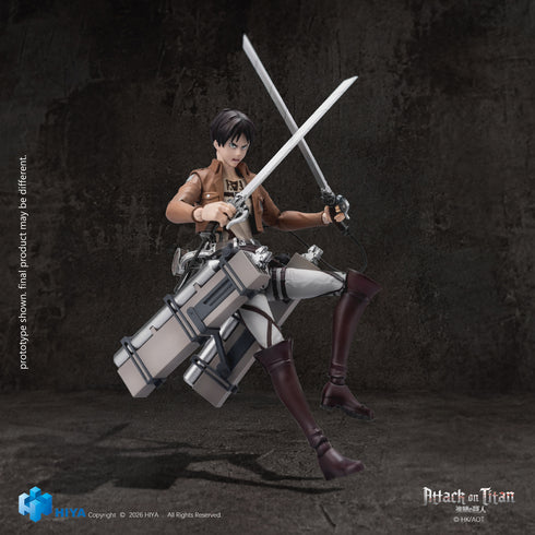 『進撃の巨人』HIYA Exquisite Basicシリーズ エレン・イェーガー 1/12スケール アクションフィギュア