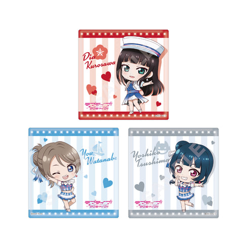 『ラブライブ!サンシャイン!!』ビッグスクエア缶バッジ A 全9種 BOX