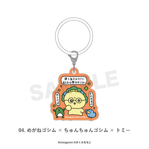 『チェゴシム×コジコジ』マルチリング04.めがねゴシム×ちゅんちゅんゴシム×トミー