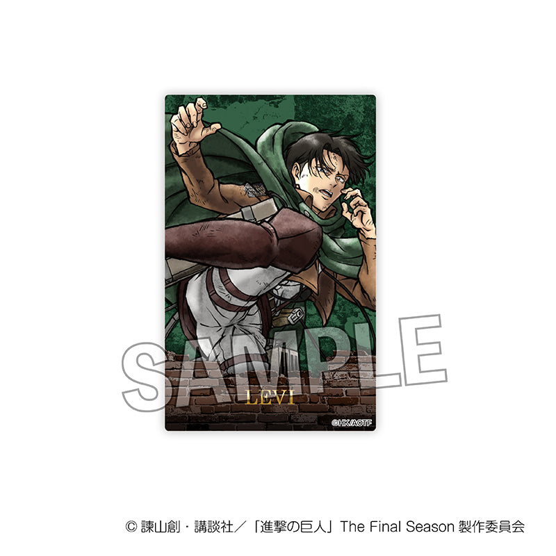 進撃の巨人』激高!!アクリルカード リヴァイ – Anime Store JP（アニメ