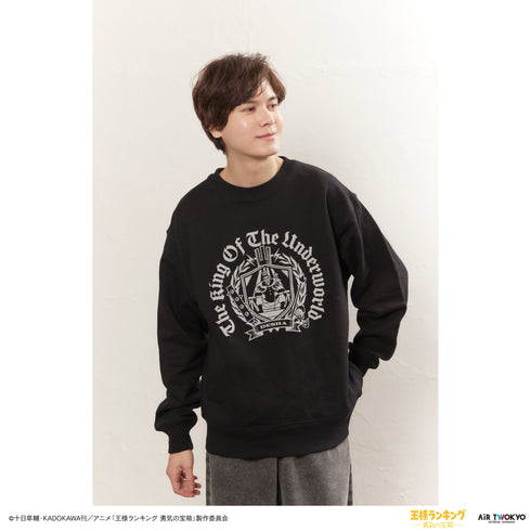 『王様ランキング 勇気の宝箱』ヨーロッパカレッジ風スウェット2(デスハー)