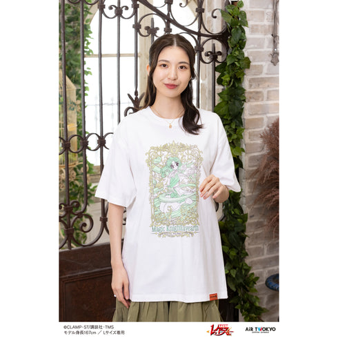 『魔法騎士レイアース』第1弾 デコラティブTシャツ(鳳凰寺風)ホワイト