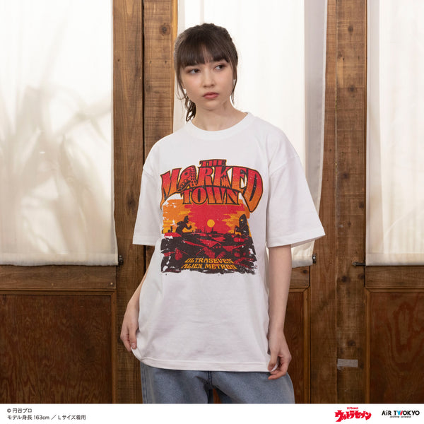 『ウルトラマンシリーズ』第2弾 アメコミイラストTシャツ 4(ウルトラセブン&メトロン星人)ホワイト