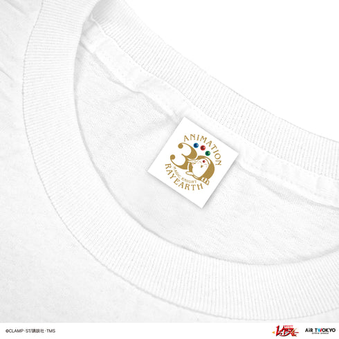 『魔法騎士レイアース』第2弾 デコラティブTシャツ 4(アスカ&タータ&タトラ)ホワイト