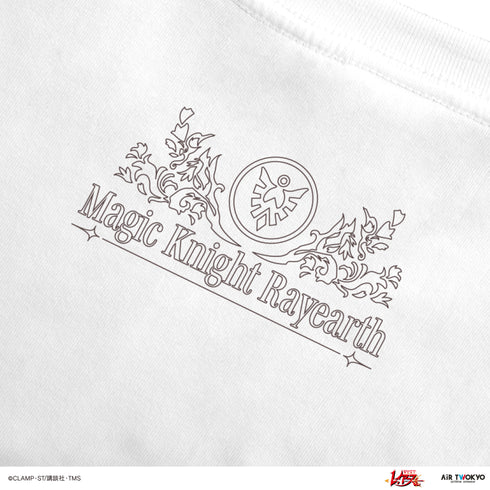 『魔法騎士レイアース』第1弾 デコラティブTシャツ(鳳凰寺風)ホワイト