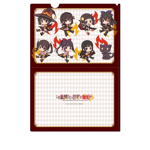 『この素晴らしい世界に爆焔を!』ぺたん娘クリアファイル