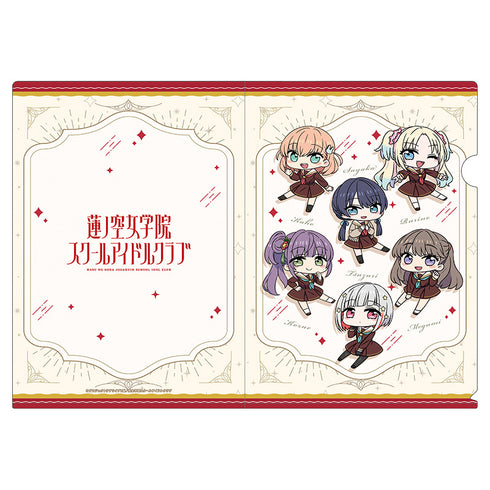 『ラブライブ!蓮ノ空女学院スクールアイドルクラブ』ぺたん娘クリアファイル